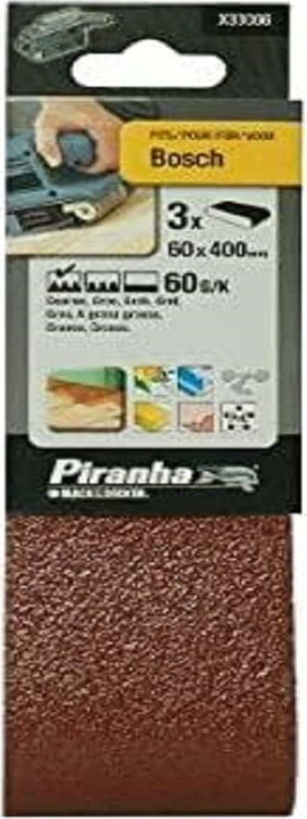 PIRANHA---NASTRO-ABRASIVO-60X400MM-GRANA-60-3PZ