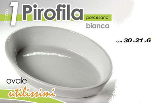 Pirofila Ovale Bianca Teglia Forno Lasagnera 30,5x21,5x6 Cm In Porcellana 646751 Casa e cucina/Pentole padelle e pirofile/Pentole e padelle/Rostiere Trade Shop italia - Napoli, Commerciovirtuoso.it