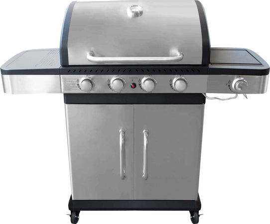 PIROS---Barbecue-a-gas-in-acciaio-inox-4-fuochi-+-1-fuoco-laterale-Grigio-Milani-Home
