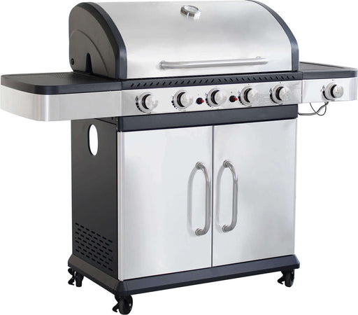 PIROS---Barbecue-a-gas-in-acciaio-inox-5-fuochi-+-1-fuoco-laterale-Grigio-Milani-Home