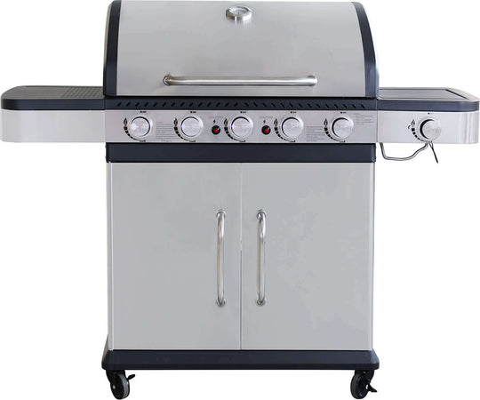 PIROS---Barbecue-a-gas-in-acciaio-inox-5-fuochi-+-1-fuoco-laterale-Grigio-Milani-Home