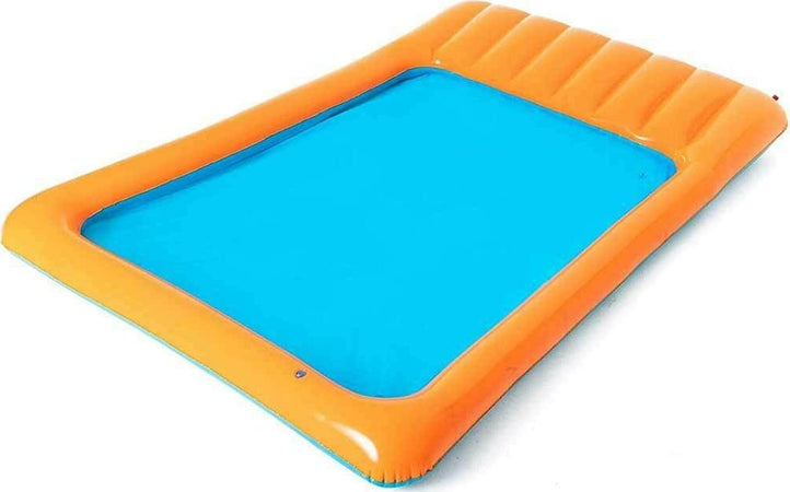 Piscina Acquascivolo Con Scivolo Acqua E Spruzzi 341 X 213 Cm Pvc Arancione Giocattoli e infanzia > Piscine > Canotti e Gonfiabili Trade Shop italia - Napoli, Commerciovirtuoso.it