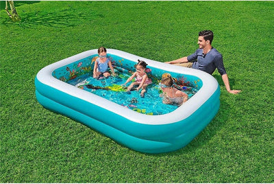 Piscina Avventura Marina 3d 262x175x51cm Rettangolare 2 Anelli Occhialini 3d 54177 Giochi e giocattoli/Sport e giochi all'aperto/Giochi aquatici e piscine per bambini/Canotti e gonfiabili galleggianti Trade Shop italia - Napoli, Commerciovirtuoso.it