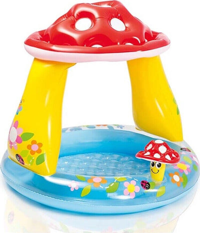 Piscina Baby Fungo Parasole Gioco Gonfiabile Rotonda Per Bambini 102x89hcm 57114 Giochi e giocattoli/Sport e giochi all'aperto/Giochi aquatici e piscine per bambini/Canotti e gonfiabili galleggianti Trade Shop italia - Napoli, Commerciovirtuoso.it