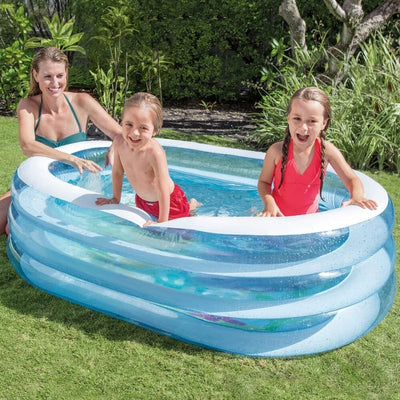 Piscina Baby Ovale 3 Anelli Trasparente 163 X 107 X 46 Cm Pesci Sul Fondo 57482 Giochi e giocattoli/Sport e giochi all'aperto/Giochi aquatici e piscine per bambini/Piscinette per bambini Trade Shop italia - Napoli, Commerciovirtuoso.it