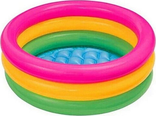 Piscina Bagnetto Gonfiabile 3 Anelli Rotonda Bambini Spiaggia Mare 60x25cm Giocattoli e infanzia > Piscine > Piscine Gonfiabili Trade Shop italia - Napoli, Commerciovirtuoso.it
