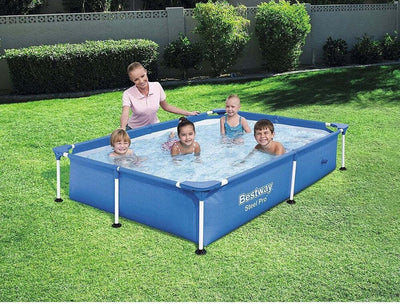 Piscina Con Bordi Rettangolare 1200 Lt Fuori Terra Steel Pro 221x150x43cm 56401 Giochi e giocattoli/Sport e giochi all'aperto/Giochi aquatici e piscine per bambini/Canotti e gonfiabili galleggianti Trade Shop italia - Napoli, Commerciovirtuoso.it