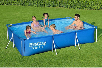 Piscina Con Bordi Rettangolare 3300lt Fuori Terra Steel Pro 300x201x66 Cm 56404 Giochi e giocattoli/Sport e giochi all'aperto/Giochi aquatici e piscine per bambini/Canotti e gonfiabili galleggianti Trade Shop italia - Napoli, Commerciovirtuoso.it