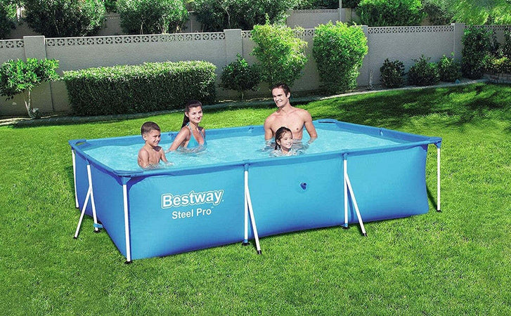 Piscina Con Bordi Rettangolare 3300lt Fuori Terra Steel Pro 300x201x66 Cm 56404 Giochi e giocattoli/Sport e giochi all'aperto/Giochi aquatici e piscine per bambini/Canotti e gonfiabili galleggianti Trade Shop italia - Napoli, Commerciovirtuoso.it