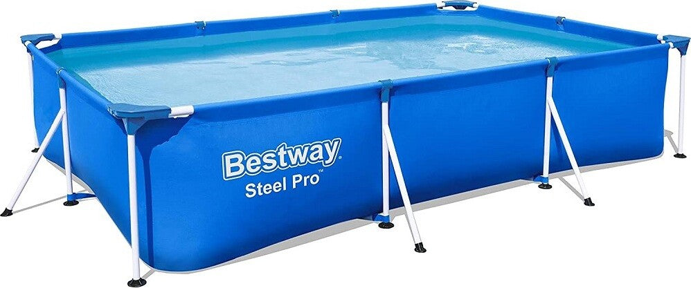Piscina Con Bordi Rettangolare 3300lt Fuori Terra Steel Pro 300x201x66 Cm 56404 Giochi e giocattoli/Sport e giochi all'aperto/Giochi aquatici e piscine per bambini/Canotti e gonfiabili galleggianti Trade Shop italia - Napoli, Commerciovirtuoso.it