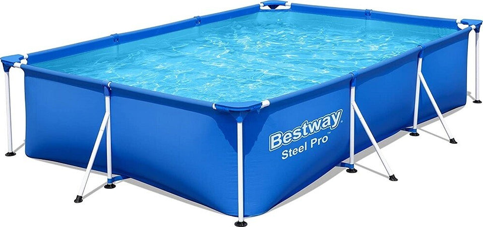 Piscina Con Bordi Rettangolare 3300lt Fuori Terra Steel Pro 300x201x66 Cm 56404 Giochi e giocattoli/Sport e giochi all'aperto/Giochi aquatici e piscine per bambini/Canotti e gonfiabili galleggianti Trade Shop italia - Napoli, Commerciovirtuoso.it