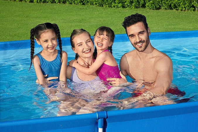 Piscina Con Bordi Rettangolare 3300lt Fuori Terra Steel Pro 300x201x66 Cm 56404 Giochi e giocattoli/Sport e giochi all'aperto/Giochi aquatici e piscine per bambini/Canotti e gonfiabili galleggianti Trade Shop italia - Napoli, Commerciovirtuoso.it