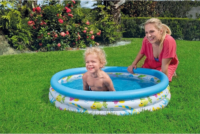 Piscina Coral Kids A 3 Anelli Gonfiabile Rotonda 102x25cm Bambini Giardino 51008 Giochi e giocattoli/Sport e giochi all'aperto/Giochi aquatici e piscine per bambini/Canotti e gonfiabili galleggianti Trade Shop italia - Napoli, Commerciovirtuoso.it