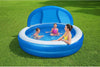 Piscina Familiare 241x241x140 Cm Gonfiabile Rotonda Con Tettuccio Seduta 54337 Giochi e giocattoli/Sport e giochi all'aperto/Giochi aquatici e piscine per bambini/Canotti e gonfiabili galleggianti Trade Shop italia - Napoli, Commerciovirtuoso.it