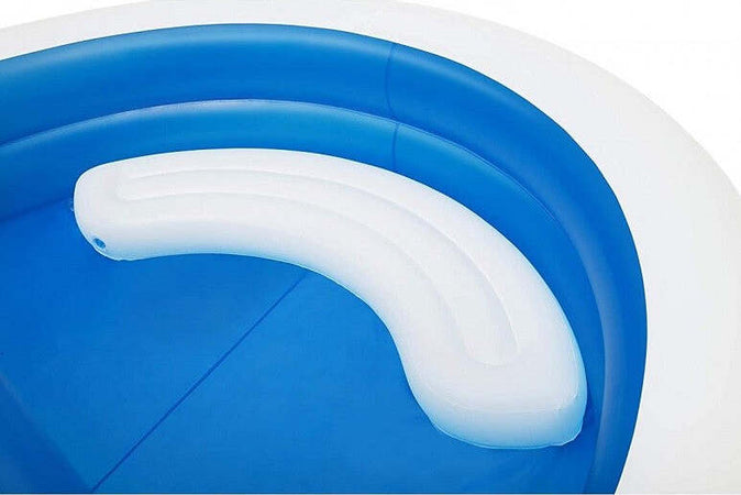 Piscina Familiare 241x241x140 Cm Gonfiabile Rotonda Con Tettuccio Seduta 54337 Giochi e giocattoli/Sport e giochi all'aperto/Giochi aquatici e piscine per bambini/Canotti e gonfiabili galleggianti Trade Shop italia - Napoli, Commerciovirtuoso.it