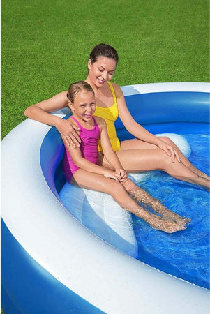 Piscina Familiare 241x241x140 Cm Gonfiabile Rotonda Con Tettuccio Seduta 54337 Giochi e giocattoli/Sport e giochi all'aperto/Giochi aquatici e piscine per bambini/Canotti e gonfiabili galleggianti Trade Shop italia - Napoli, Commerciovirtuoso.it