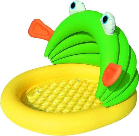 PISCINA FORMA RANA CON PARASOLE PER BAMBINI 152 X 30 CM DA GIARDINO MARE Giochi e giocattoli/Sport e giochi all'aperto/Giochi aquatici e piscine per bambini/Piscinette per bambini Trade Shop italia - Napoli, Commerciovirtuoso.it