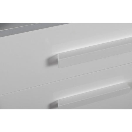 Scrivania con cassetti in legno da ufficio e stanzetta 110 cm postazione porta pc