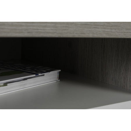 Scrivania con cassetti in legno da ufficio e stanzetta 110 cm postazione porta pc