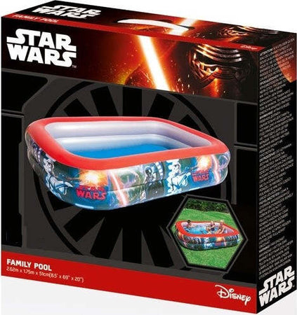 PISCINA FUORI TERRA GONFIABILE STAR WARS 262 X 175 X 51 CM GIARDINO ESTERNO Giochi e giocattoli/Sport e giochi all'aperto/Giochi aquatici e piscine per bambini/Piscinette per bambini Trade Shop italia - Napoli, Commerciovirtuoso.it