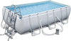 Piscina Fuori Terra Power Steel Frame Rettangolare 404 X 201 X 100cm Pompa 56441 Giardino e giardinaggio/Piscine vasche idromassaggio e accessori/Piscine/Piscine fuoriterra Trade Shop italia - Napoli, Commerciovirtuoso.it