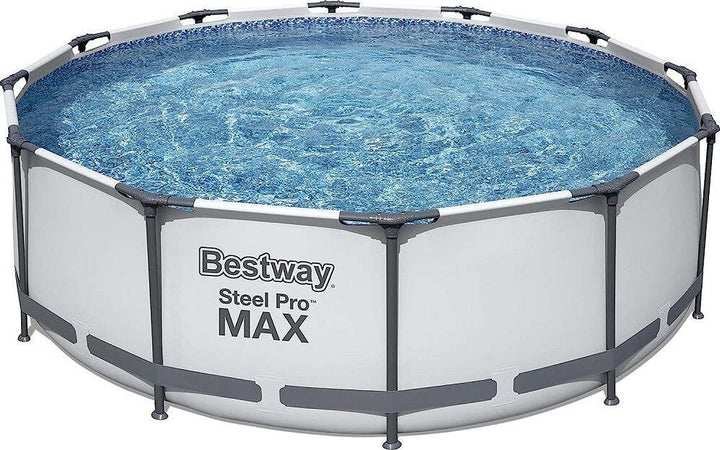 Piscina Fuori Terra Rotonda Steel Pro Max 366x100 Cm 9150lt Pompa Scaletta 56418 Giardino e giardinaggio/Piscine vasche idromassaggio e accessori/Piscine/Piscine fuoriterra Trade Shop italia - Napoli, Commerciovirtuoso.it