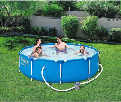 Piscina Fuori Terra Steel Pro 305x76cm Set Rotonda Con Pompa Di Filtraggio 56679 Giochi e giocattoli/Sport e giochi all'aperto/Giochi aquatici e piscine per bambini/Canotti e gonfiabili galleggianti Trade Shop italia - Napoli, Commerciovirtuoso.it