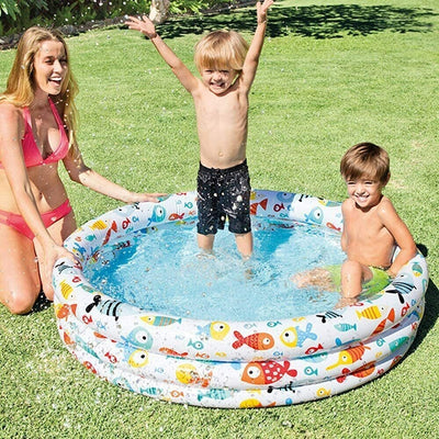 Piscina Gonfiabile 3 Anelli Ø132xh.28 Cm Con Animali Marini Estate Bambini 59431 Giochi e giocattoli/Sport e giochi all'aperto/Giochi aquatici e piscine per bambini/Canotti e gonfiabili galleggianti Trade Shop italia - Napoli, Commerciovirtuoso.it