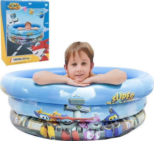 PISCINA GONFIABILE 3 TUBI CON STAMPA SUPER WINGS DIAMETRO 100 CM Giochi e giocattoli/Sport e giochi all'aperto/Giochi aquatici e piscine per bambini/Piscinette per bambini Trade Shop italia - Napoli, Commerciovirtuoso.it
