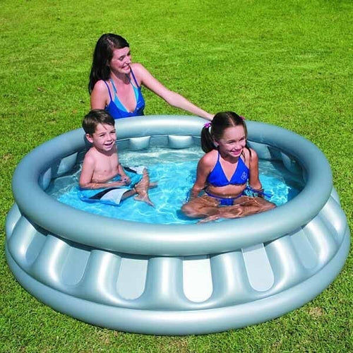 PISCINA GONFIABILE ASTRONAVE SPACESHIP ESTERNO FUORI TERRA 147 X 41 CM Giochi e giocattoli/Sport e giochi all'aperto/Giochi aquatici e piscine per bambini/Piscinette per bambini Trade Shop italia - Napoli, Commerciovirtuoso.it