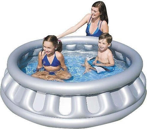 PISCINA GONFIABILE ASTRONAVE SPACESHIP ESTERNO FUORI TERRA 147 X 41 CM Giochi e giocattoli/Sport e giochi all'aperto/Giochi aquatici e piscine per bambini/Piscinette per bambini Trade Shop italia - Napoli, Commerciovirtuoso.it
