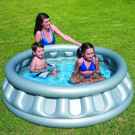 Piscina Gonfiabile A Forma Di Astronave Spaceship Esterno Fuori Terra 147x41cm Giochi e giocattoli/Sport e giochi all'aperto/Giochi aquatici e piscine per bambini/Piscinette per bambini Trade Shop italia - Napoli, Commerciovirtuoso.it
