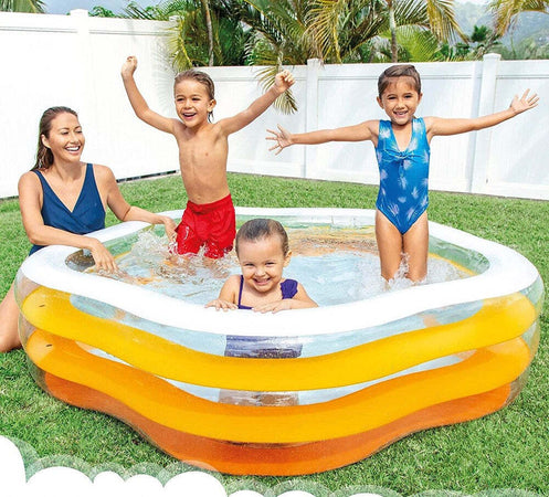 Piscina Gonfiabile A Forma Di Stella 3 Anelli Bambini 185x180x53 Cm Estate 56495 Giochi e giocattoli/Sport e giochi all'aperto/Giochi aquatici e piscine per bambini/Canotti e gonfiabili galleggianti Trade Shop italia - Napoli, Commerciovirtuoso.it