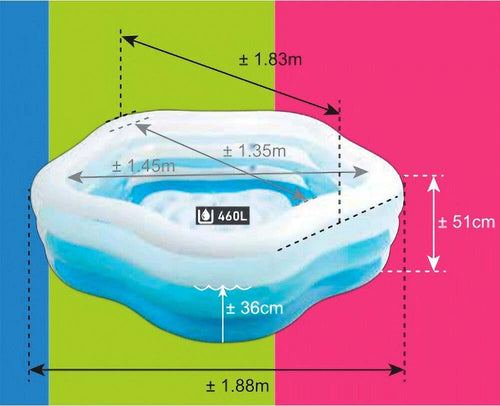 Piscina Gonfiabile A Forma Di Stella Per Bambini Azzurra Giardino Esterni Giochi e giocattoli/Sport e giochi all'aperto/Giochi aquatici e piscine per bambini/Piscinette per bambini Trade Shop italia - Napoli, Commerciovirtuoso.it