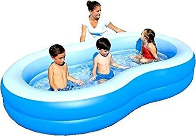Piscina Gonfiabile A Otto Per Famiglie A 2 Anelli Gonfiabili 262x157x46 Cm 54117 Giochi e giocattoli/Sport e giochi all'aperto/Giochi aquatici e piscine per bambini/Piscinette per bambini Trade Shop italia - Napoli, Commerciovirtuoso.it