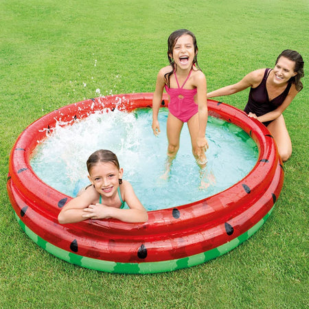 Piscina Gonfiabile Anguria A 3 Anelli Tonda 168x38 Cm Per Bambini +2 Anni 58448 Giochi e giocattoli/Sport e giochi all'aperto/Giochi aquatici e piscine per bambini/Canotti e gonfiabili galleggianti Trade Shop italia - Napoli, Commerciovirtuoso.it