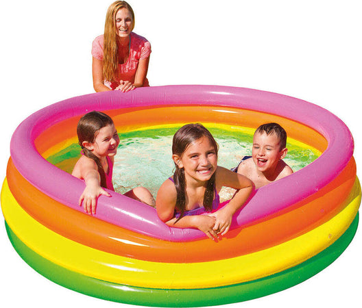 PISCINA-GONFIABILE-'ARCOBALENO'-ø-cm-168-x-h.46-Intex