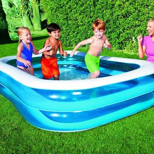 PISCINA GONFIABILE BABY BAMBINO 3 ANELLI GIOCO ACQUA FAMILY 269 X 175 CM Giochi e giocattoli/Sport e giochi all'aperto/Giochi aquatici e piscine per bambini/Piscinette per bambini Trade Shop italia - Napoli, Commerciovirtuoso.it