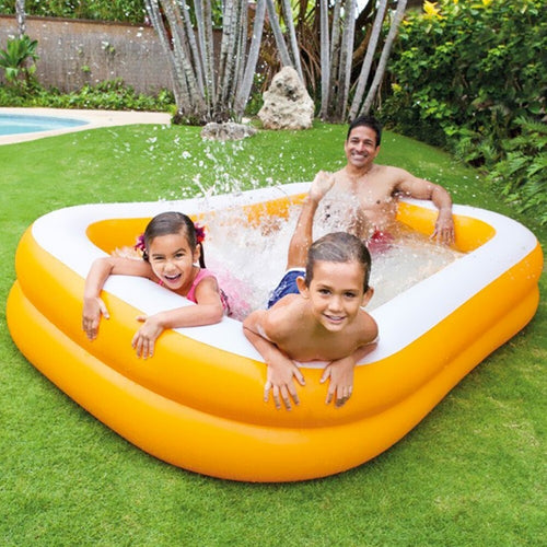 PISCINA GONFIABILE FAMILY MANDARIN 229 X 147 X 43 CM 2 ANELLI ARANCIONE Giochi e giocattoli/Sport e giochi all'aperto/Giochi aquatici e piscine per bambini/Piscinette per bambini Trade Shop italia - Napoli, Commerciovirtuoso.it