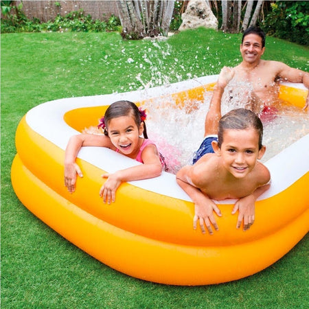 PISCINA GONFIABILE FAMILY MANDARIN 229 X 147 X 43 CM 2 ANELLI ARANCIONE Giochi e giocattoli/Sport e giochi all'aperto/Giochi aquatici e piscine per bambini/Piscinette per bambini Trade Shop italia - Napoli, Commerciovirtuoso.it