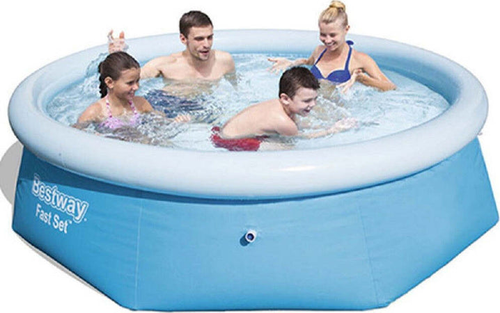 Piscina Gonfiabile Fast Set Ø244x61cm Rotonda Per Famiglie Giardino Estate 57448 Giochi e giocattoli/Sport e giochi all'aperto/Giochi aquatici e piscine per bambini/Canotti e gonfiabili galleggianti Trade Shop italia - Napoli, Commerciovirtuoso.it