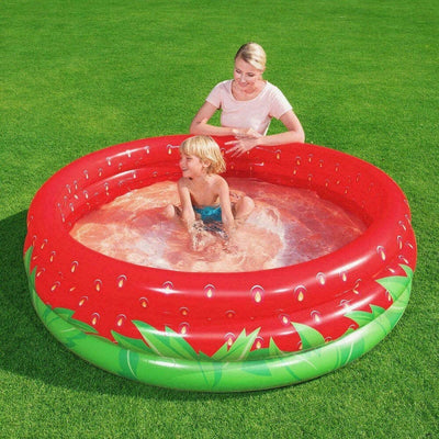 Piscina Gonfiabile Fragola Rotonda Bambini Giardino A 3 Anelli 168 X 38 Cm 51145 Giardino e giardinaggio/Piscine vasche idromassaggio e accessori/Piscine/Piscine gonfiabili Trade Shop italia - Napoli, Commerciovirtuoso.it