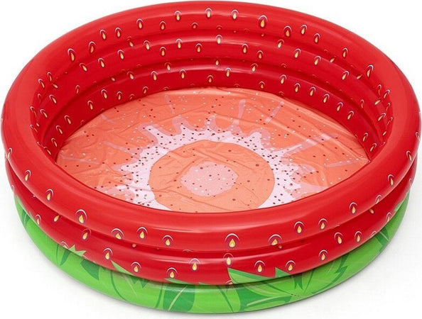 Piscina Gonfiabile Fragola Rotonda Bambini Giardino A 3 Anelli 168 X 38 Cm 51145 Giardino e giardinaggio/Piscine vasche idromassaggio e accessori/Piscine/Piscine gonfiabili Trade Shop italia - Napoli, Commerciovirtuoso.it