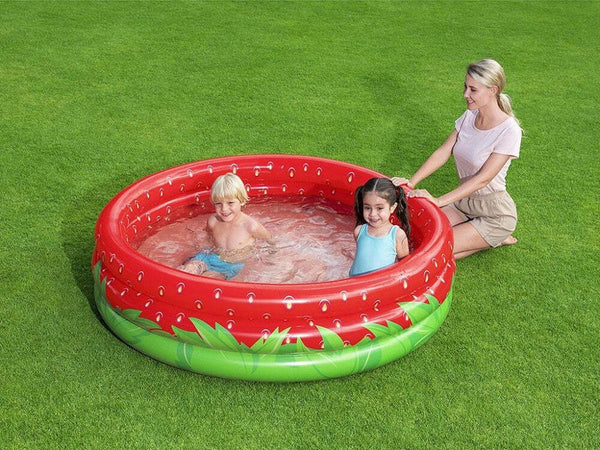Piscina Gonfiabile Fragola Rotonda Bambini Giardino A 3 Anelli 168 X 38 Cm 51145 Giardino e giardinaggio/Piscine vasche idromassaggio e accessori/Piscine/Piscine gonfiabili Trade Shop italia - Napoli, Commerciovirtuoso.it