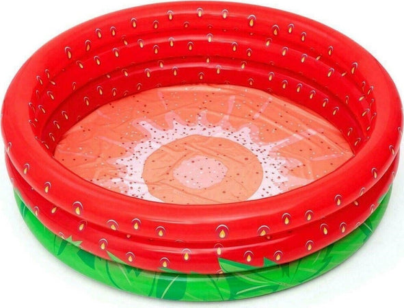 Piscina Gonfiabile Fragola Rotonda Bambini Giardino A 3 Anelli 168 X 38 Cm 51145 Giardino e giardinaggio/Piscine vasche idromassaggio e accessori/Piscine/Piscine gonfiabili Trade Shop italia - Napoli, Commerciovirtuoso.it