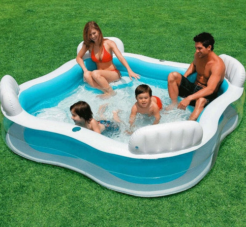 PISCINA GONFIABILE FUORITERRA 4 SEDILI 229X229X66CM CON 2 PORTABICCHIERI Giochi e giocattoli/Sport e giochi all'aperto/Giochi aquatici e piscine per bambini/Piscinette per bambini Trade Shop italia - Napoli, Commerciovirtuoso.it