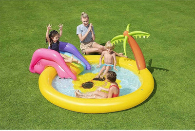 Piscina Gonfiabile Giardino Per Bambini Con Scivolo 237x201x104cm Sunnyland 53071 Giochi e giocattoli/Sport e giochi all'aperto/Giochi aquatici e piscine per bambini/Canotti e gonfiabili galleggianti Trade Shop italia - Napoli, Commerciovirtuoso.it