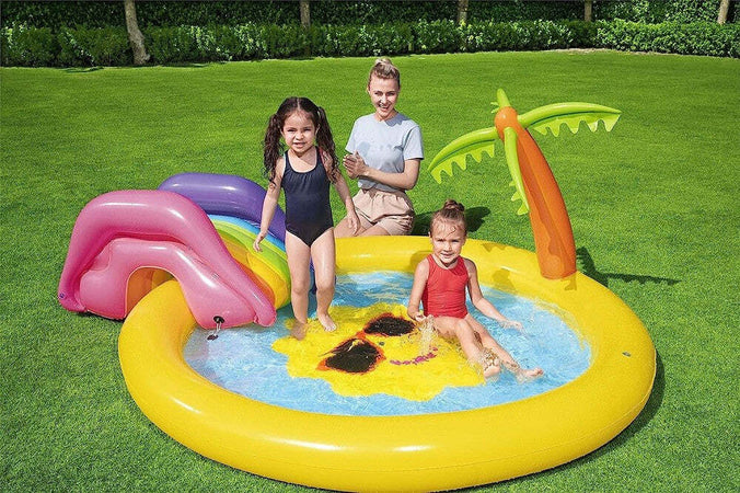 Piscina Gonfiabile Giardino Per Bambini Con Scivolo 237x201x104cm Sunnyland 53071 Giochi e giocattoli/Sport e giochi all'aperto/Giochi aquatici e piscine per bambini/Canotti e gonfiabili galleggianti Trade Shop italia - Napoli, Commerciovirtuoso.it