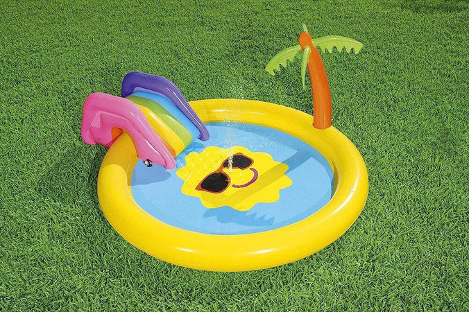 Piscina Gonfiabile Giardino Per Bambini Con Scivolo 237x201x104cm Sunnyland 53071 Giochi e giocattoli/Sport e giochi all'aperto/Giochi aquatici e piscine per bambini/Canotti e gonfiabili galleggianti Trade Shop italia - Napoli, Commerciovirtuoso.it