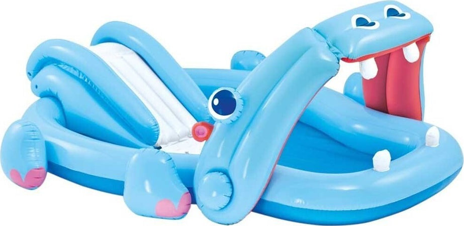 PISCINA GONFIABILE IPPOPOTAMO CON SCIVOLO PER BAMBINI 221x188x86 CM PLAYCENTER Giochi e giocattoli/Sport e giochi all'aperto/Giochi aquatici e piscine per bambini/Piscinette per bambini Trade Shop italia - Napoli, Commerciovirtuoso.it
